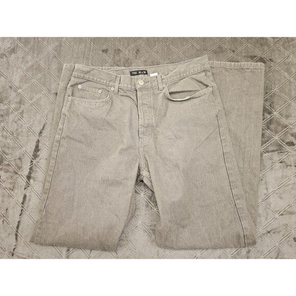 J Crew Jeans Men W36 L32 Grey Denim Jeans 100% Cotton - Picture 4 of 11